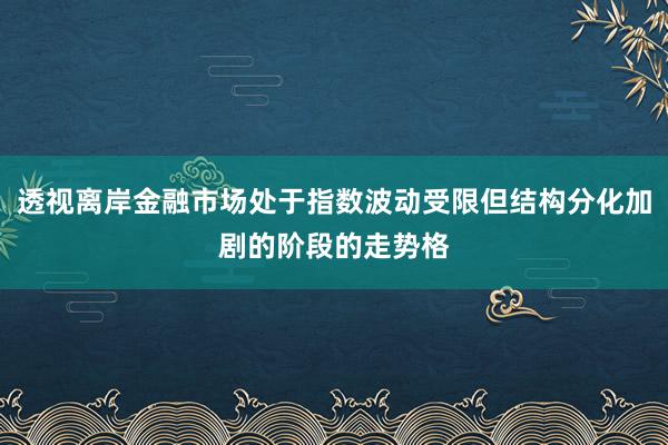 透视离岸金融市场处于指数波动受限但结构分化加剧的阶段的走势格