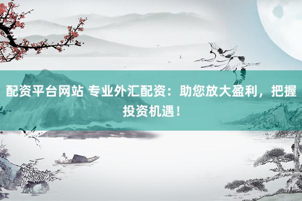 配资平台网站 专业外汇配资：助您放大盈利，把握投资机遇！